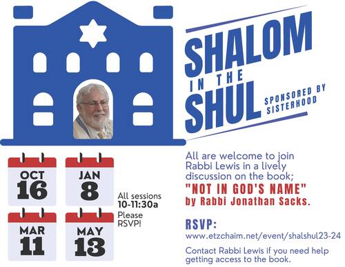 Banner Image for Shalom in the Shul 